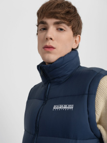 Утеплений жилет Napapijri Suomi модель NP0A4FVIBB81 Утеплений жилет Napapijri Suomi модель NP0A4FVIBB81 Фото