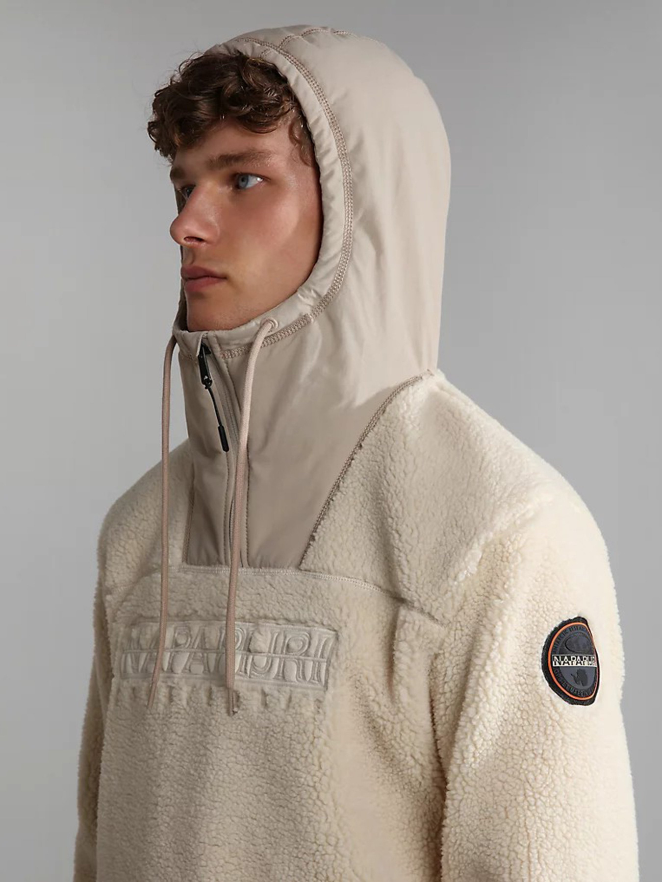 Худи Napapijri Teide Шерпа модель NP0A4GNRNS51 Фото