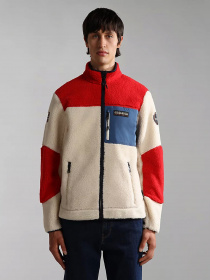 Флисовая кофта Napapijri Yupik FZ 3 Zip Crewneck модель NP0A4GNTMBA1 Фото