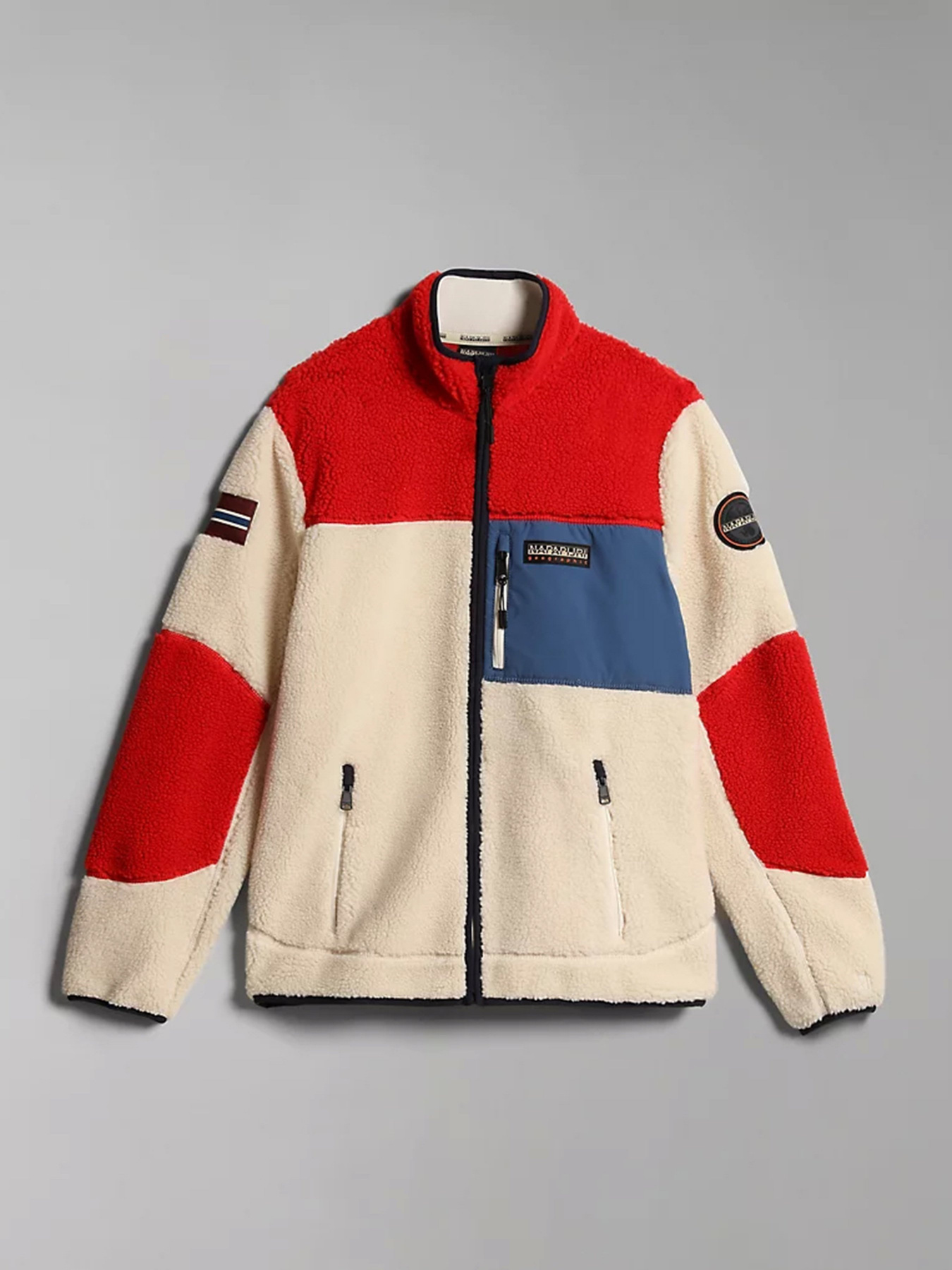 Флисовая кофта Napapijri Yupik FZ 3 Zip Crewneck модель NP0A4GNTMBA1 Фото