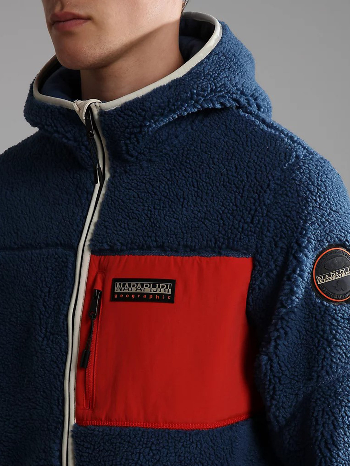 Кофта Napapijri Yupik Шерпа модель NP0A4GNSBS51 Фото