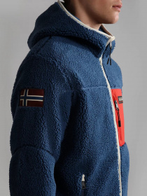 Флісова кофта Napapijri Yupik Шерпа модель NP0A4GNSBS51 Фото