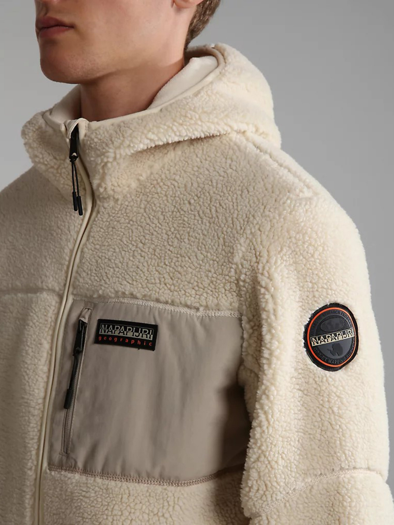 Флисовая кофта Napapijri Yupik Шерпа модель NP0A4GNSNS51 Фото