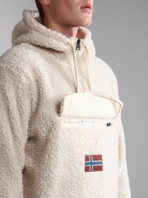 Анорак Napapijri Burgee Шерпа модель NP0A4GJ3NS51 Фото