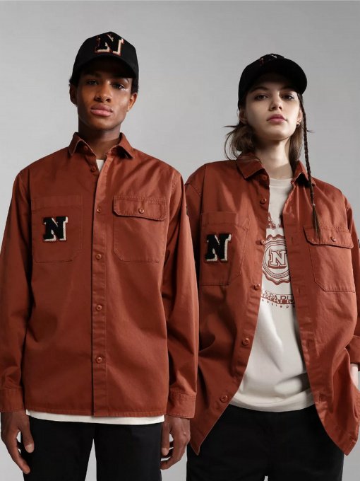 Сорочка Napapijri G-VICHE LS модель NP0A4H17W1D1 Фото