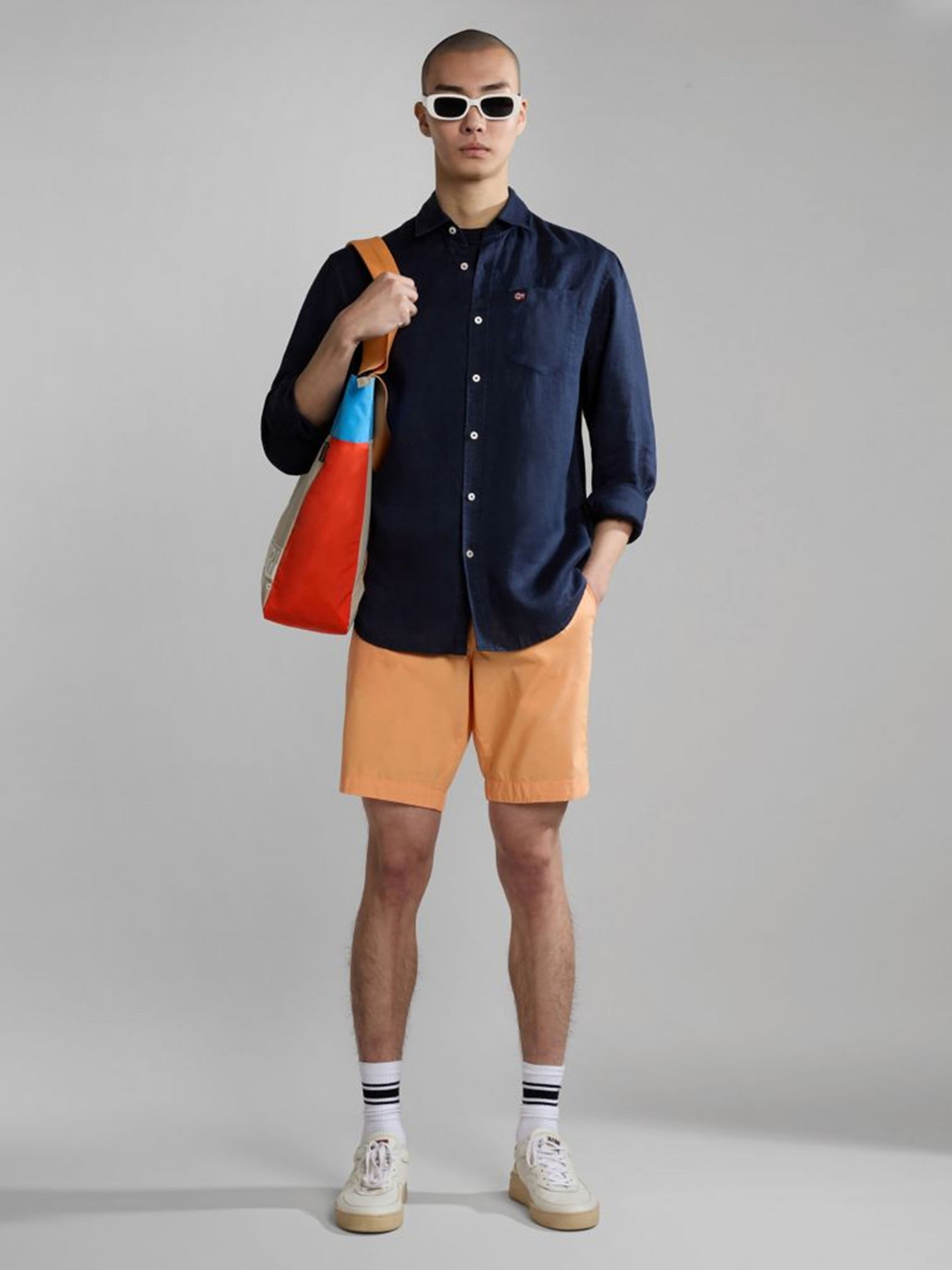 Рубашка Napapijri G-CRETON LS модель NP0A4H1C1761 Фото