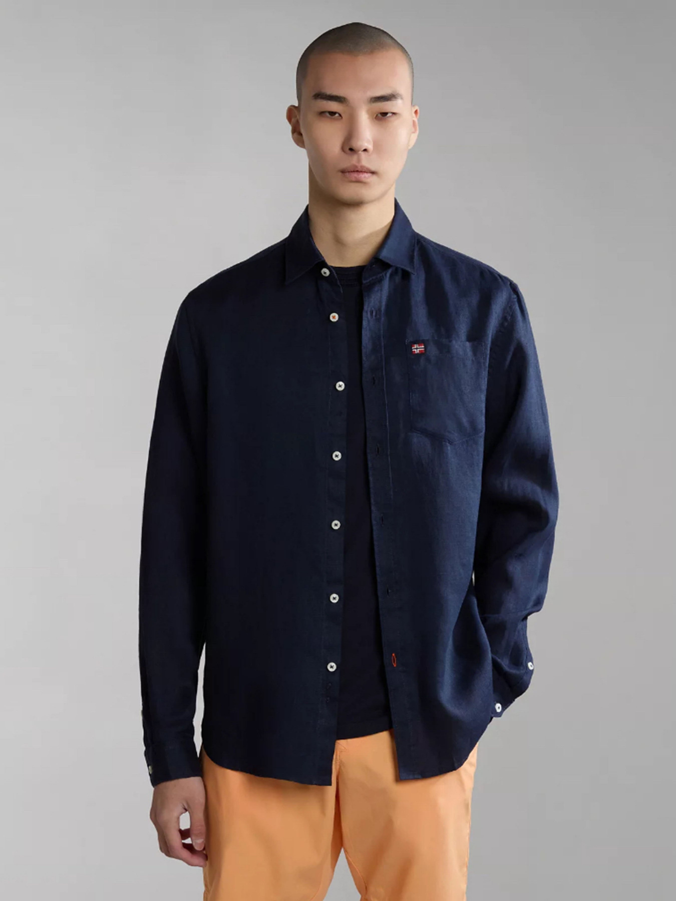 Рубашка Napapijri G-CRETON LS модель NP0A4H1C1761 Фото