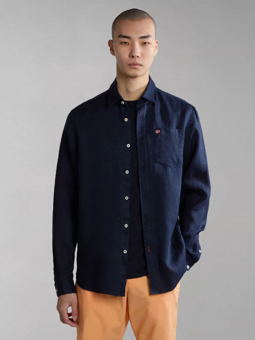 Сорочка Napapijri G-CRETON LS модель NP0A4H1C1761 Фото