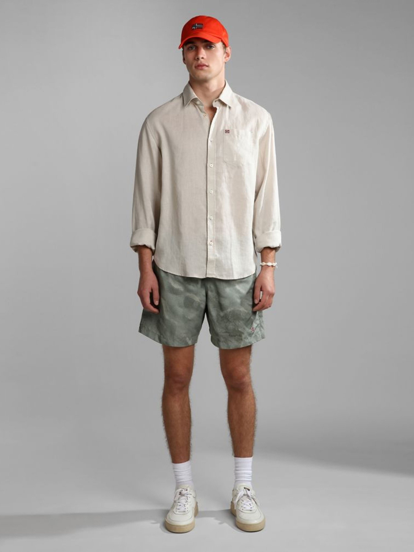 Рубашка Napapijri G-CRETON LS модель NP0A4H1CN901 Фото