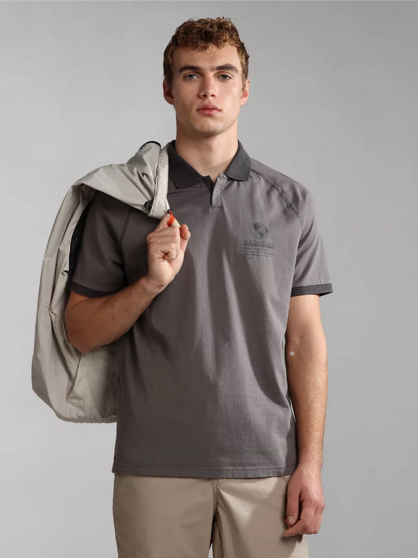 Поло Napapijri E-SANTIAGO SS модель NP0A4H13H311 Фото