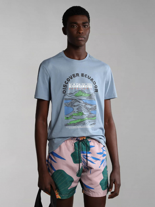 Футболка Napapijri S-SANGAY SS модель NP0A4H2DB2B1 Фото