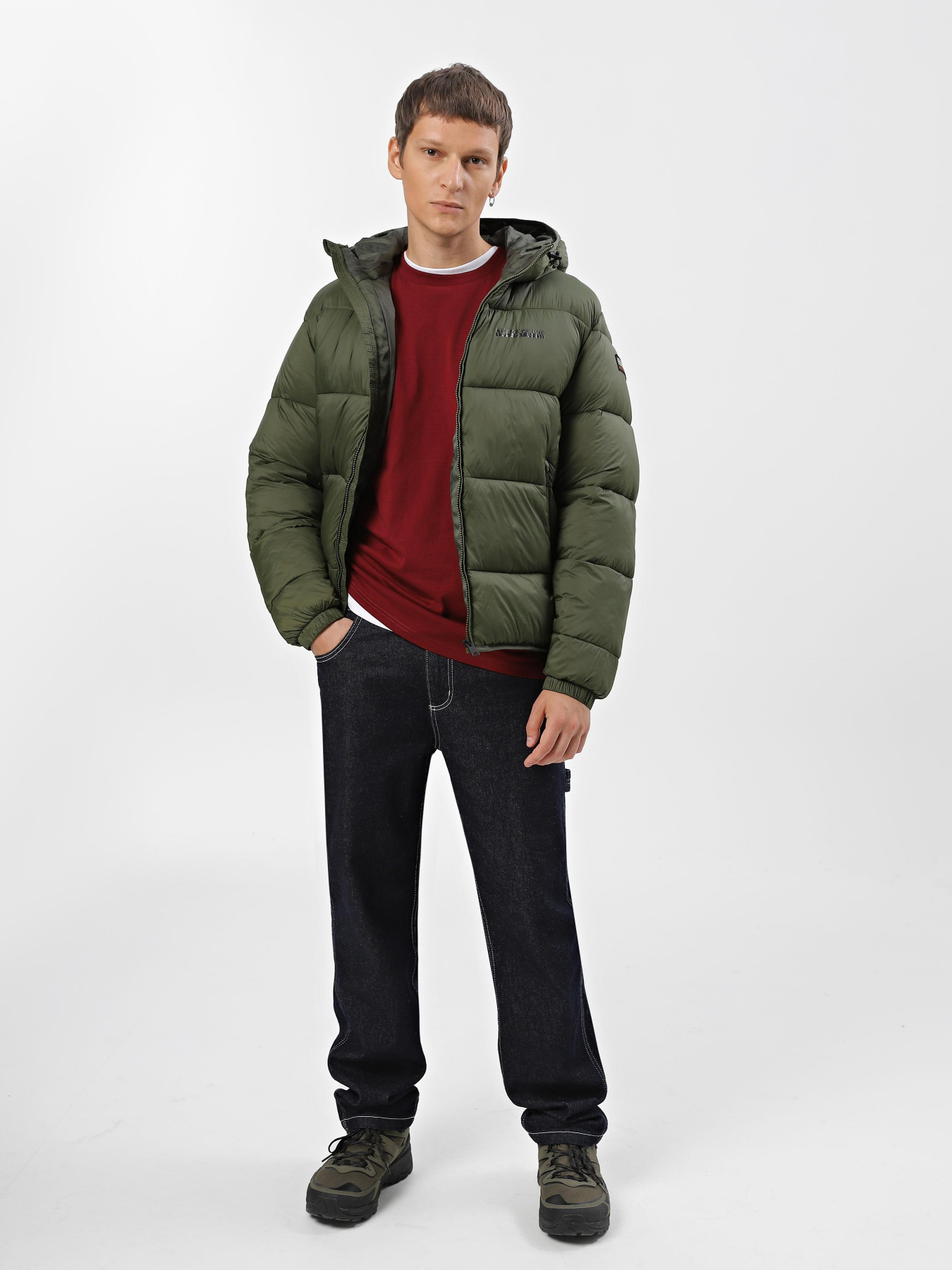 Зимняя куртка Napapijri Suomi Hood Puffer модель NP0A4GJEGE41 Фото