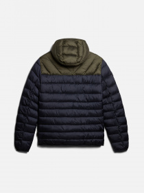 Демісезонна куртка Napapijri Aerons Hood Colour-block Puffer модель NP0A4GJLMB11 Фото