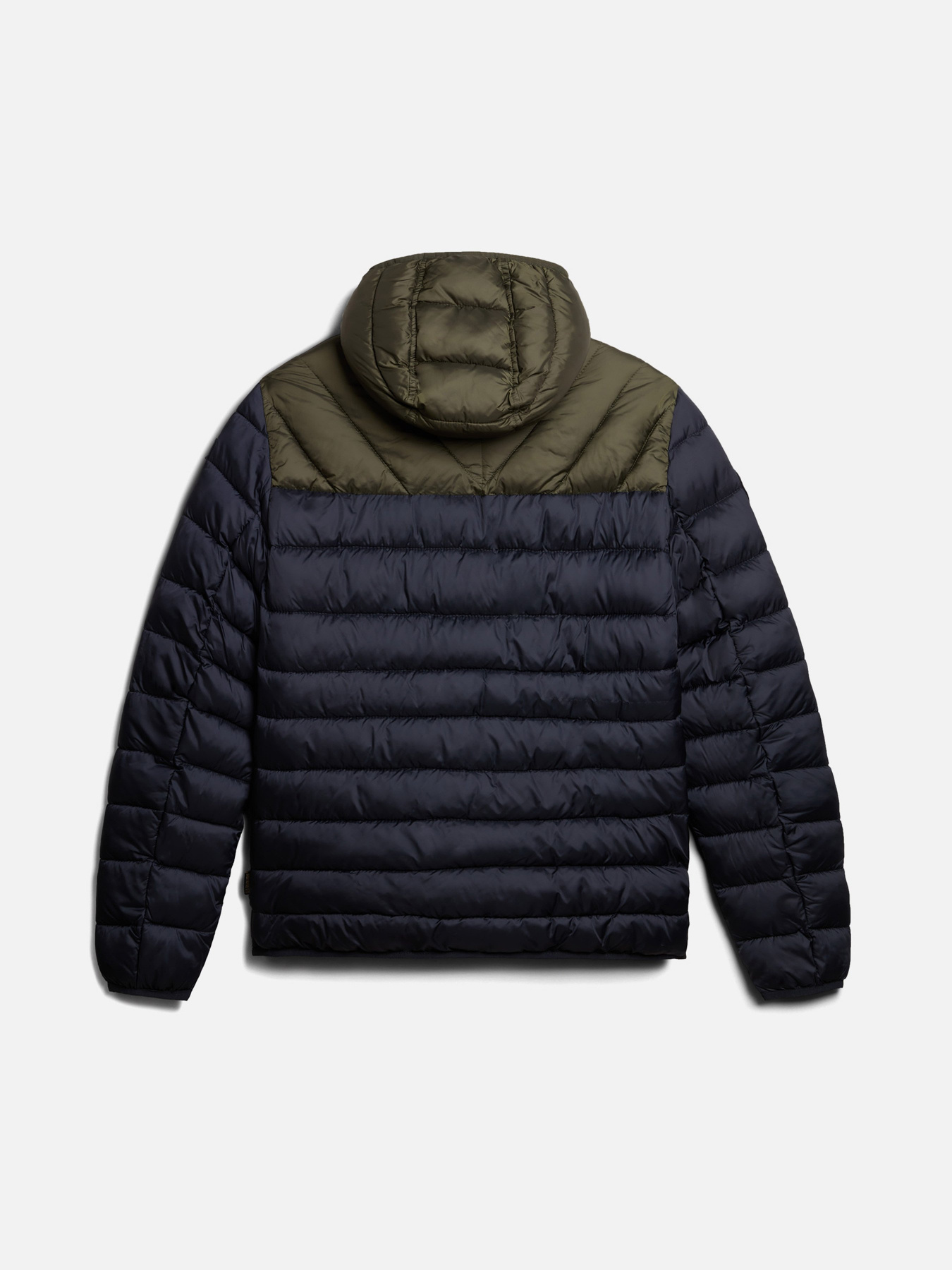 Демісезонна куртка Napapijri Aerons Hood Colour-block Puffer модель NP0A4GJLMB11 Фото
