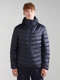 Синій - Демісезонна куртка Napapijri Aerons Hood Puffer