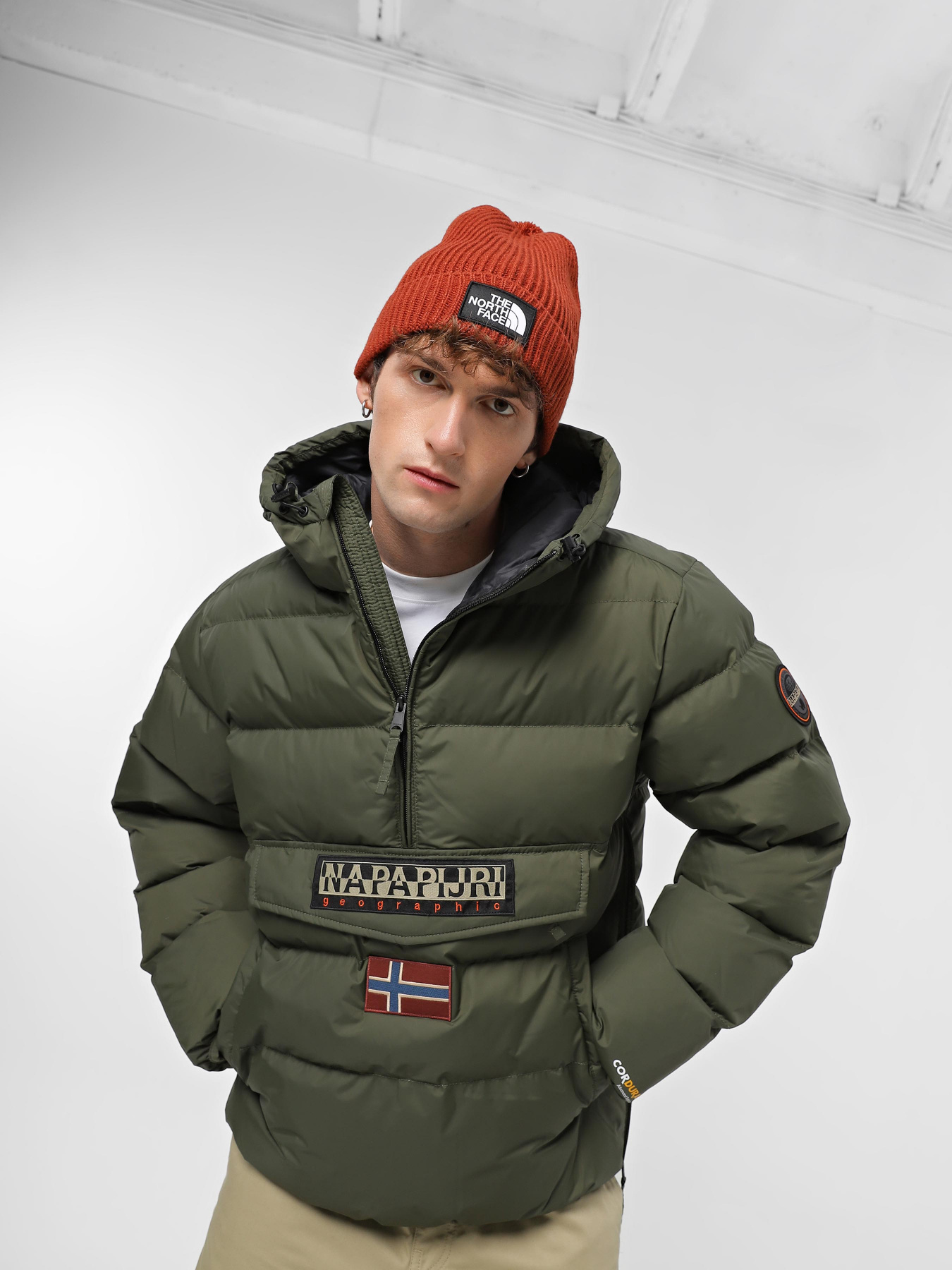 Анорак Napapijri Rainforest Puffer Anorak модель NP0A4HMAGE41 Фото