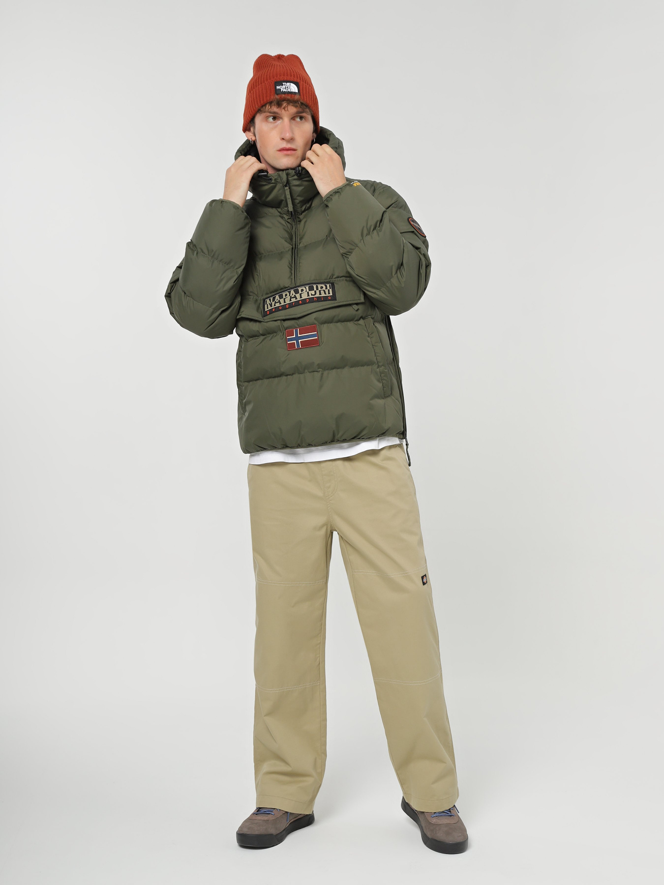 Анорак Napapijri Rainforest Puffer Anorak модель NP0A4HMAGE41 Фото