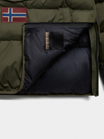 Анорак Napapijri Rainforest Puffer Anorak модель NP0A4HMAGE41 Фото