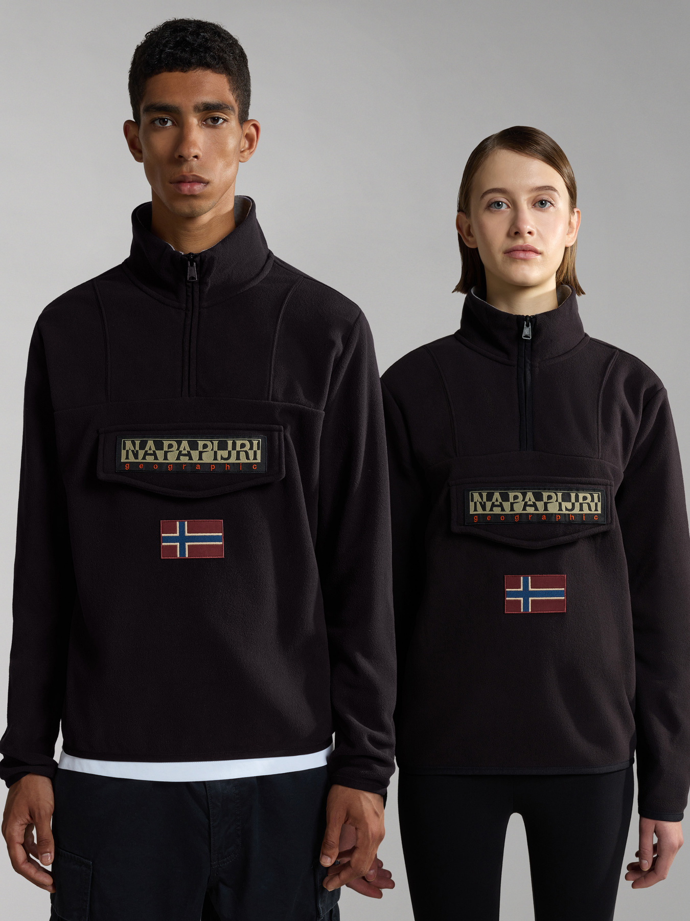 Кофта Napapijri Burgee Half-Zip Fleece модель NP0A4HMZ0411 Фото