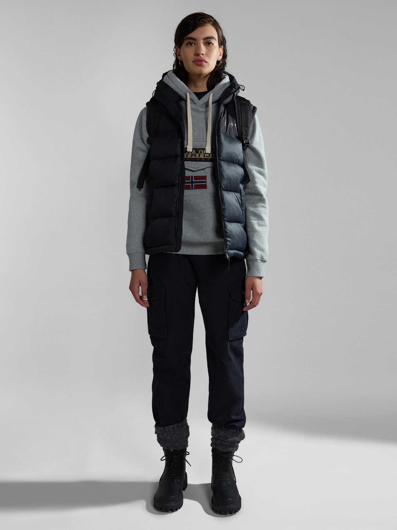 Худи Napapijri Burgee модель NP0A4GJD1601 Фото