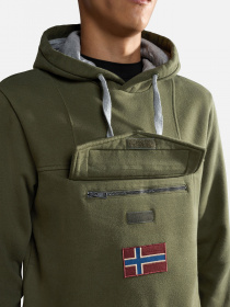Худі Napapijri Burgee модель NP0A4GJDGE41 Худі Napapijri Burgee модель NP0A4GJDGE41 Фото