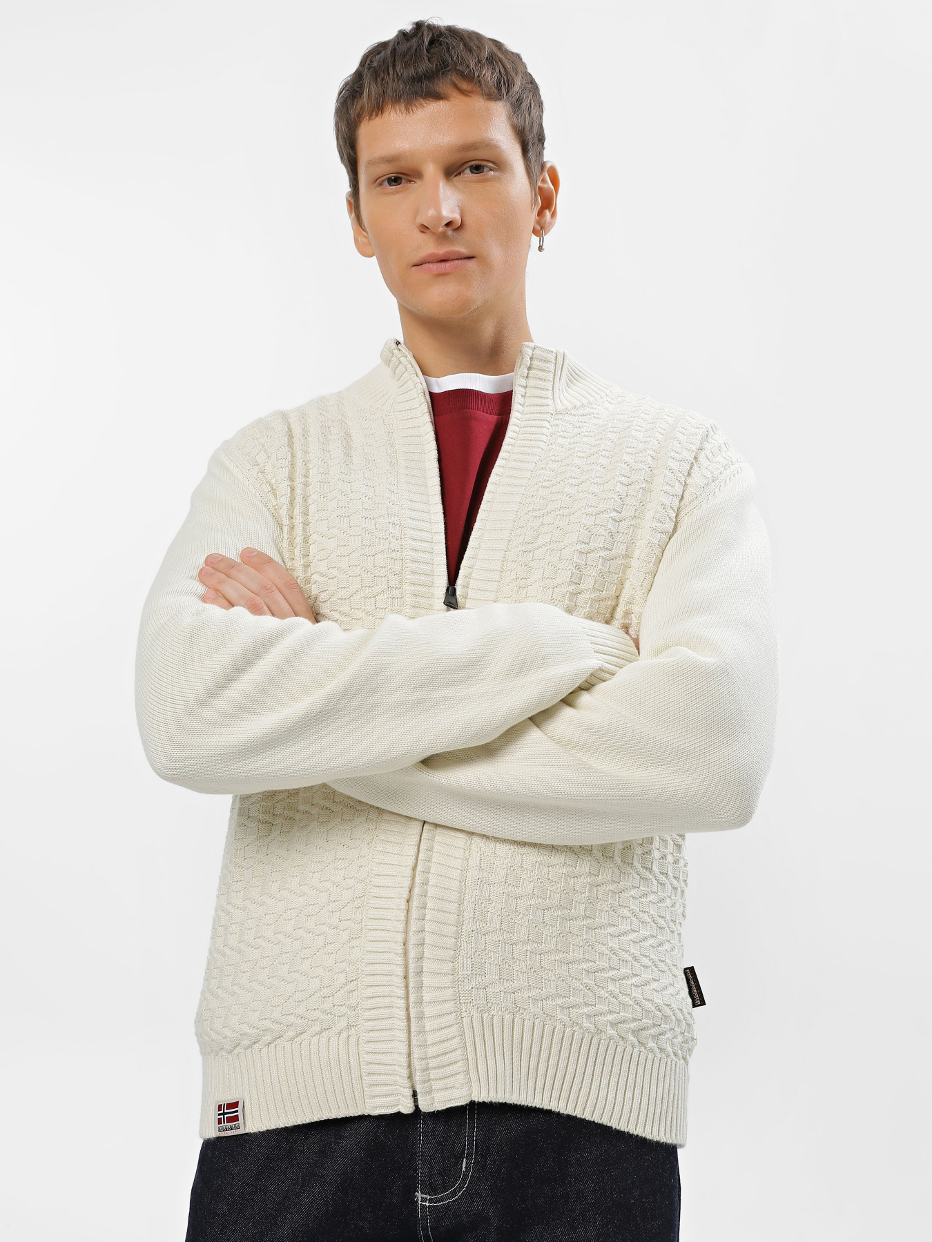 Кофта Napapijri Trondheim Full-Zip модель NP0A4HK1N1A1 Фото