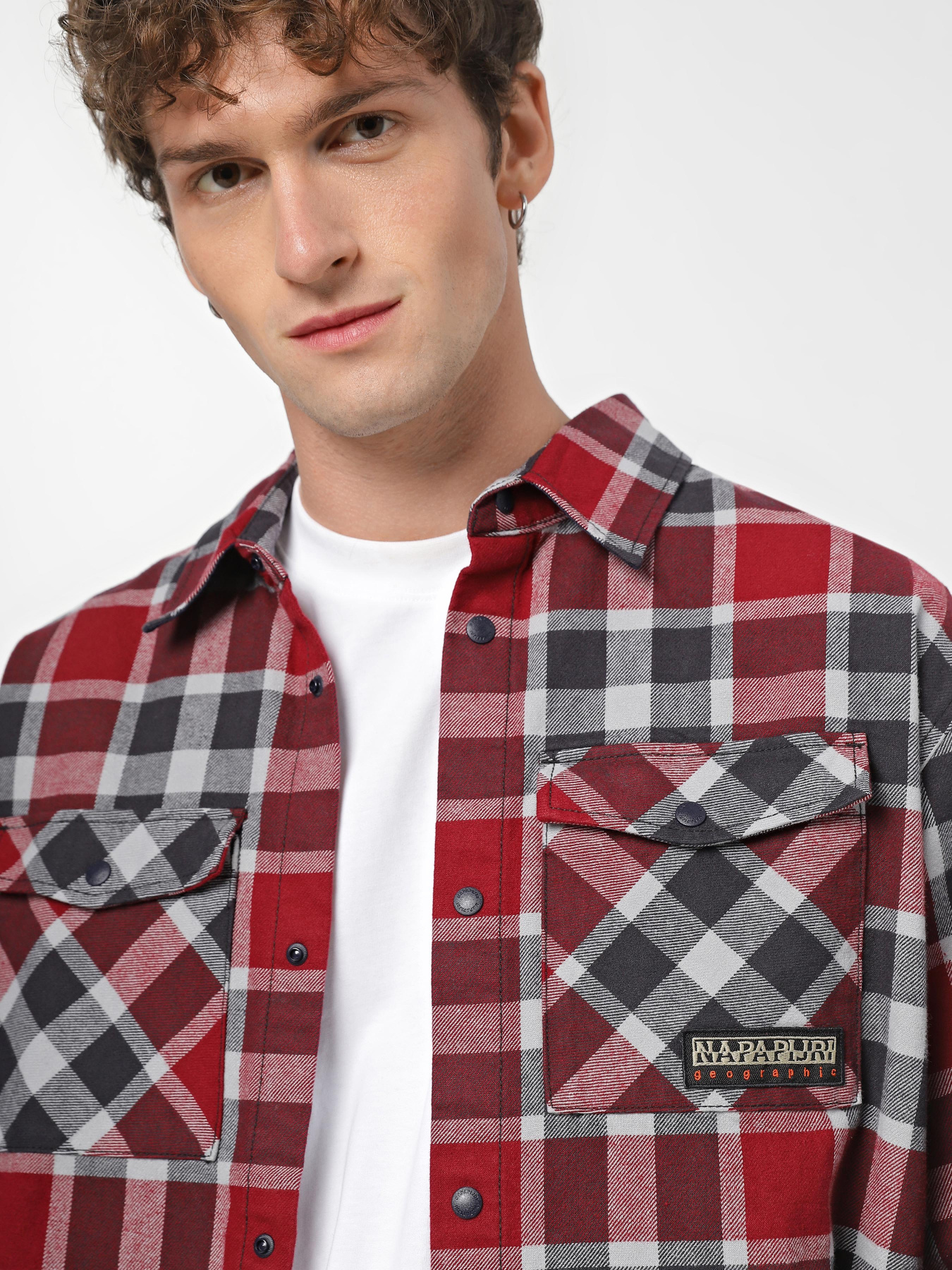 Сорочка Napapijri Twaites модель NP0A4HEGCAF1 Фото