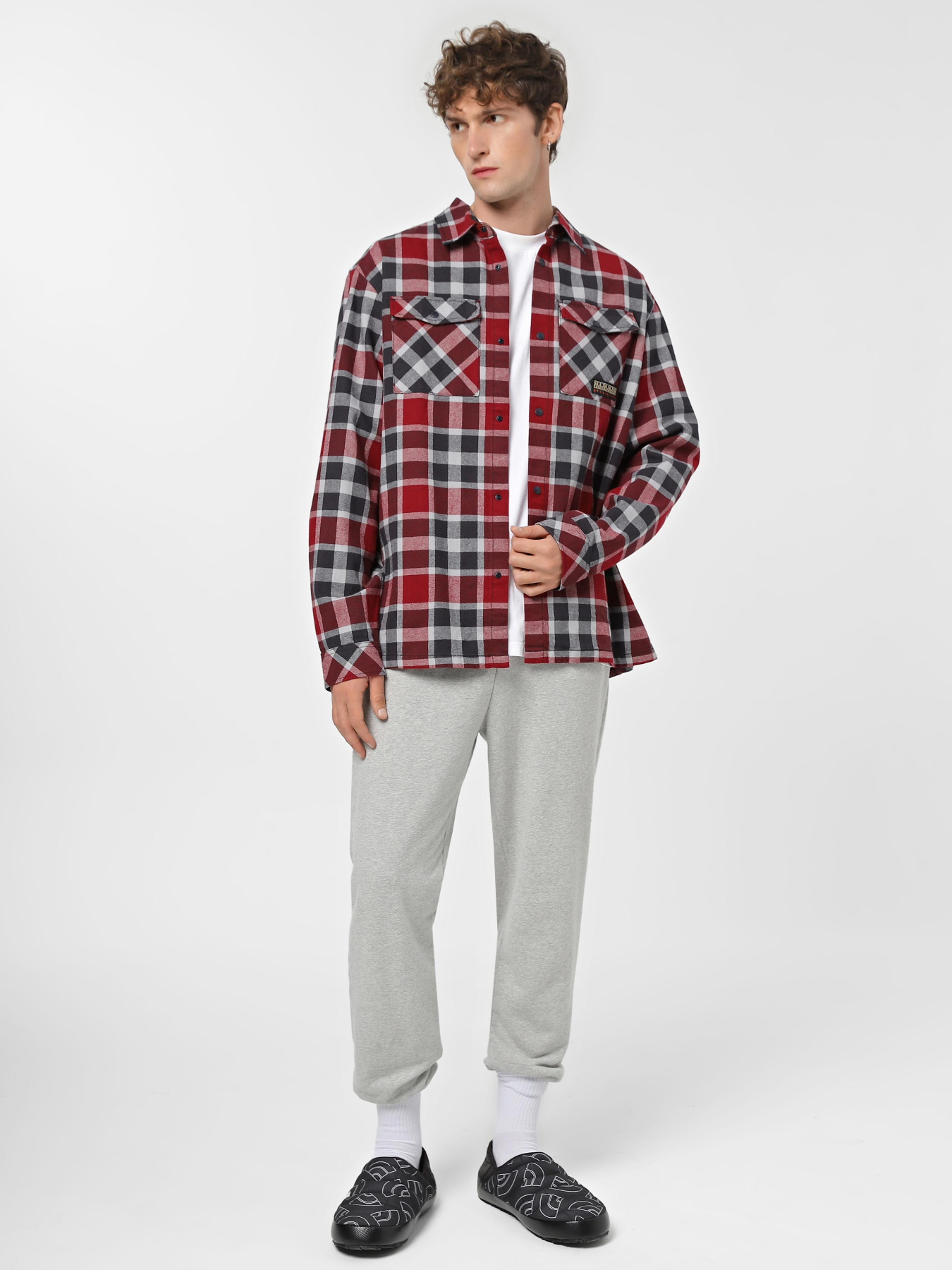 Сорочка повсякденна Napapijri Twaites модель NP0A4HEGCAF1 Фото