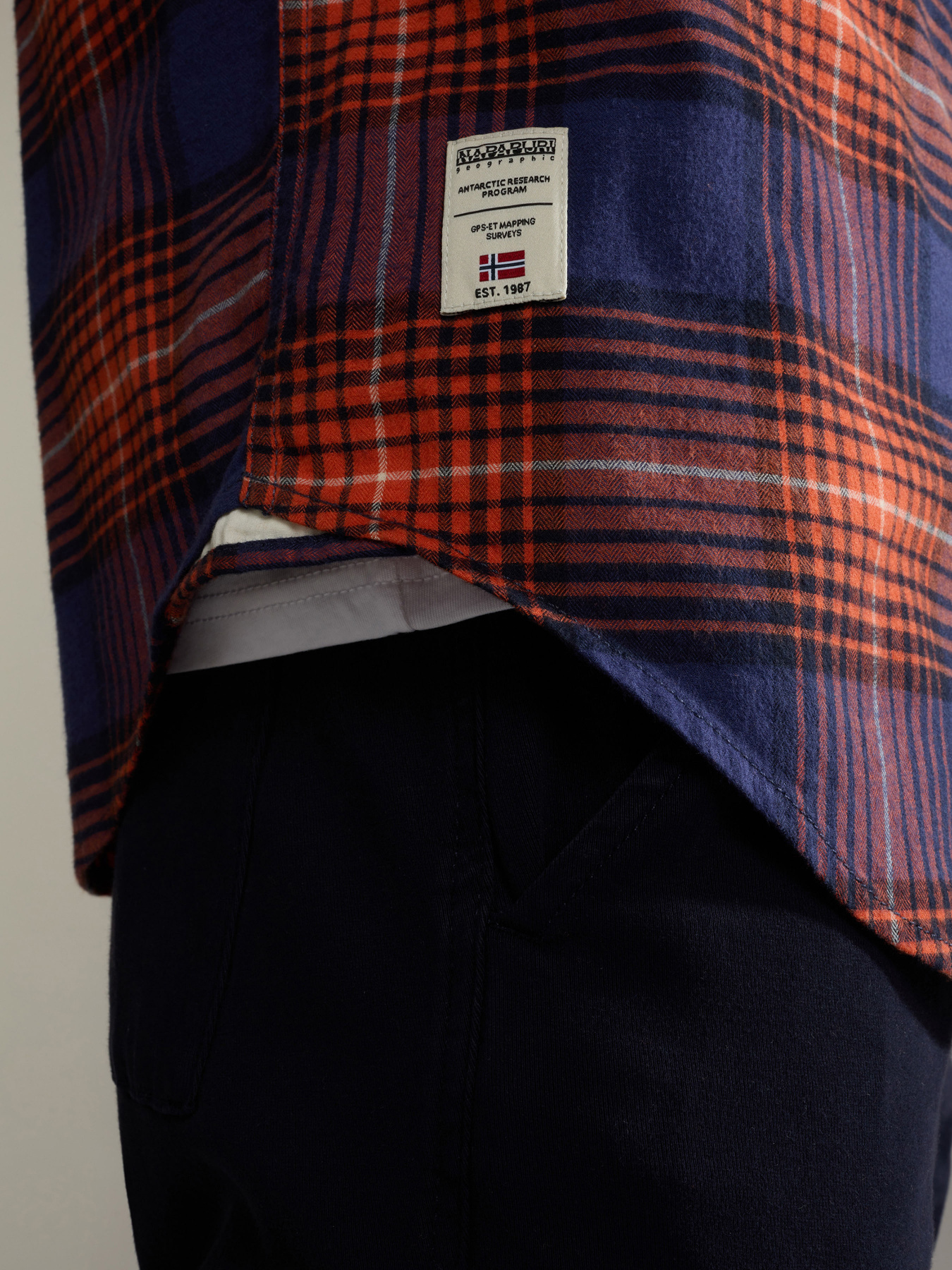 Рубашка Napapijri Trekking модель NP0A4HF7CAM1 Фото