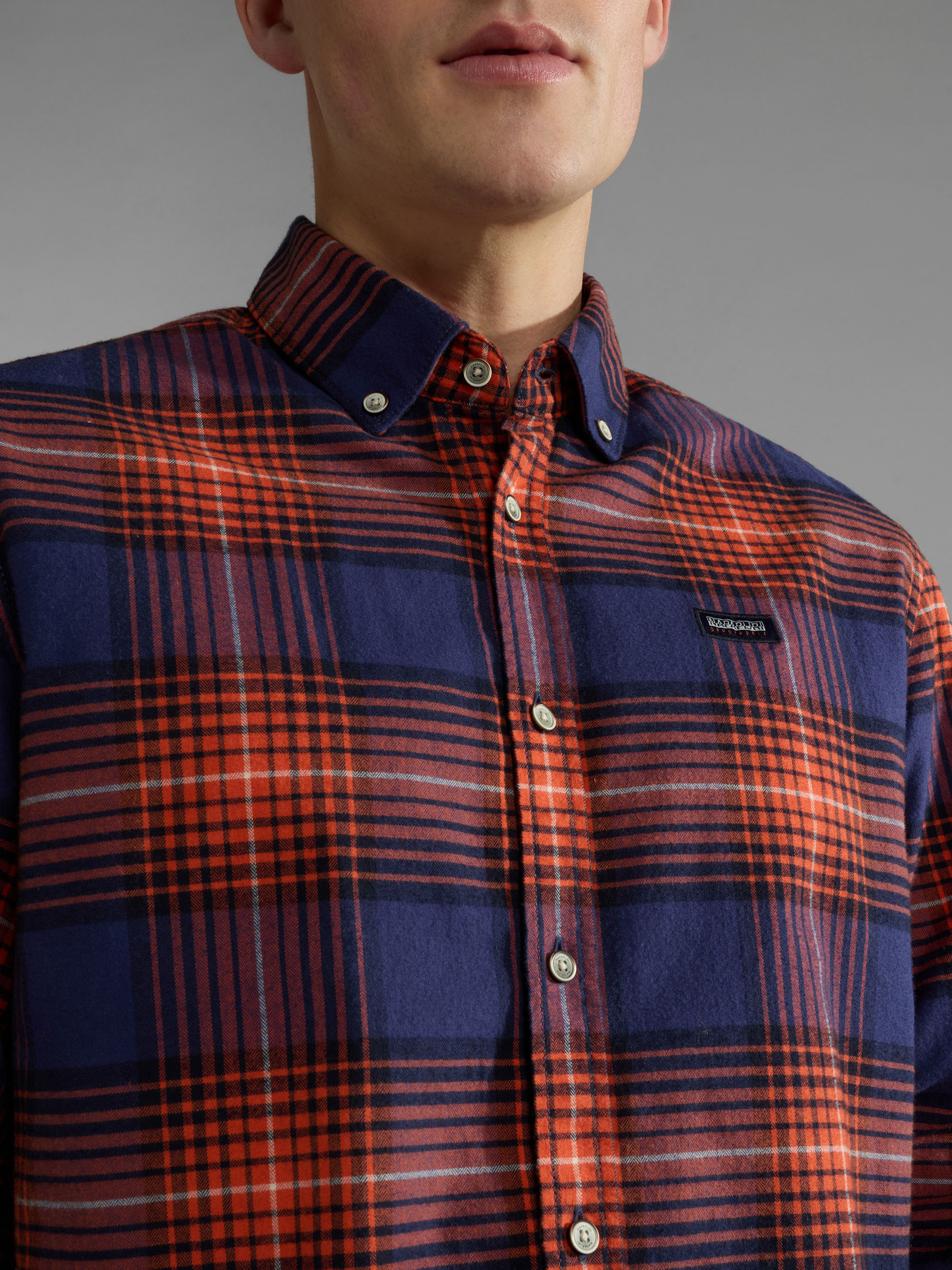 Сорочка повсякденна Napapijri Trekking модель NP0A4HF7CAM1 Фото