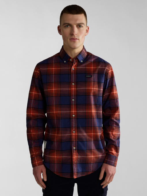 Рубашка повседневная Napapijri Trekking модель NP0A4HF7CAM1 Фото