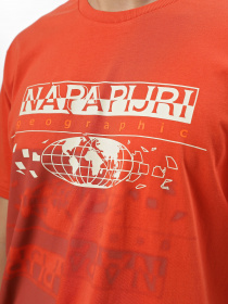 Футболка Napapijri Argus модель NP0A4HM5R141 Футболка Napapijri Argus модель NP0A4HM5R141 Фото