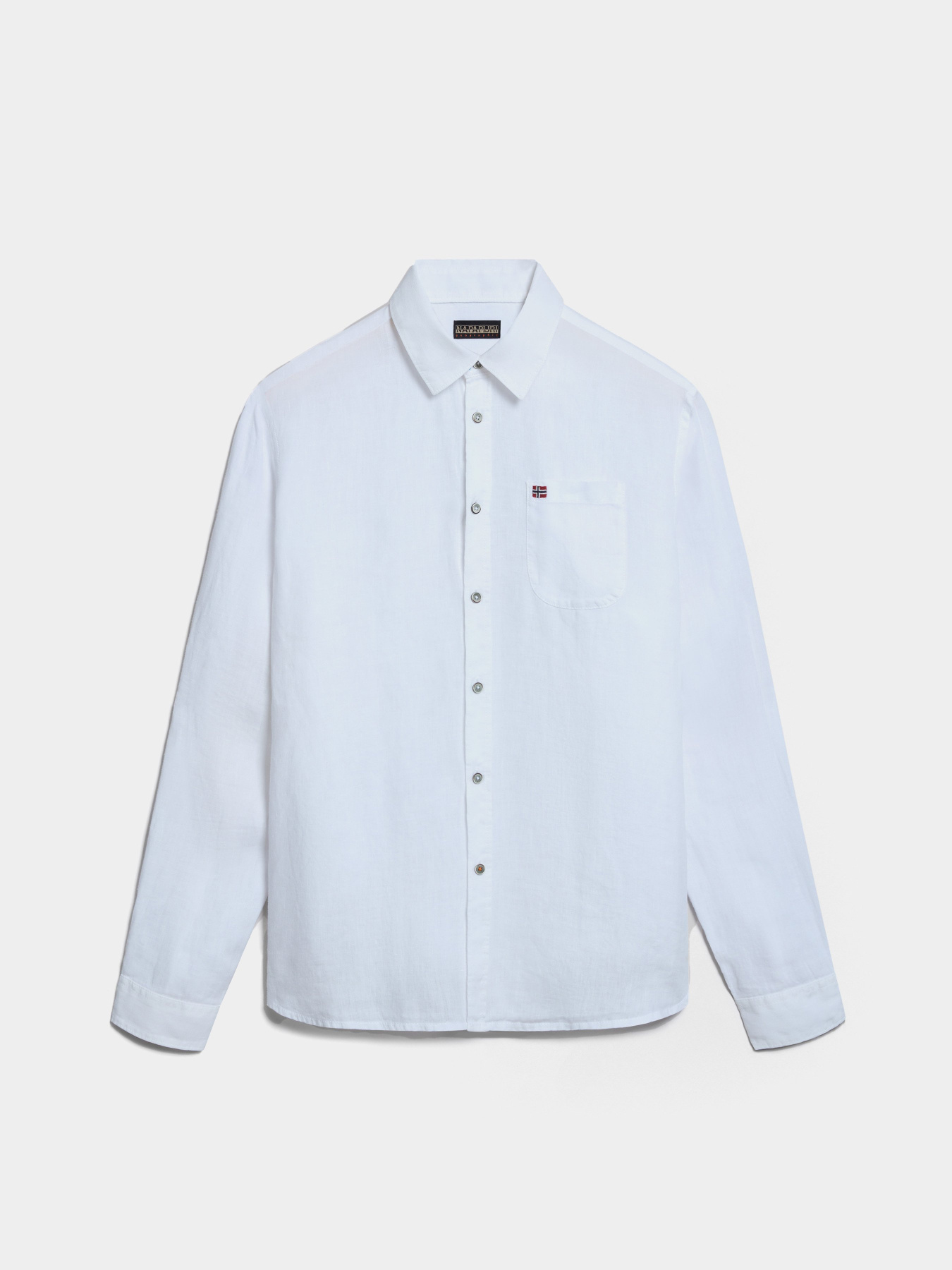 Рубашка повседневная Napapijri Linen модель NP0A4HQ20021 Фото