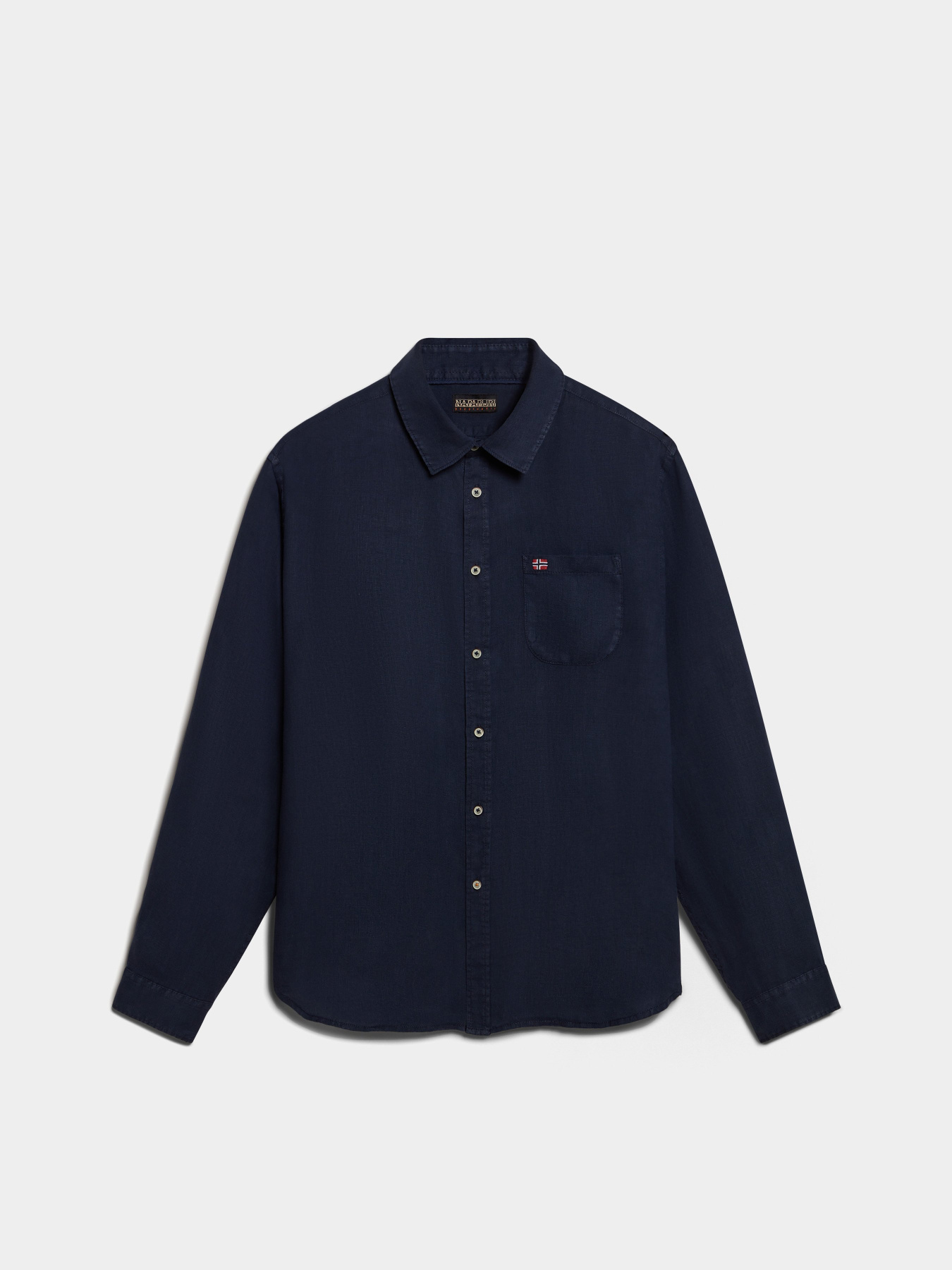 Рубашка повседневная Napapijri Linen модель NP0A4HQ21761 Фото