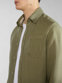 Рубашка Napapijri Linen модель NP0A4HQ2GAE1 Фото