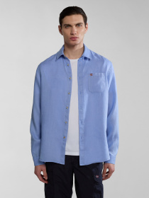 Рубашка повседневная Napapijri Linen модель NP0A4HQ2I001 Фото