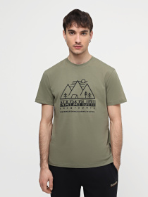 Футболка Napapijri S-Faber модель NP0A4HQEGAE1 Футболка Napapijri S-Faber модель NP0A4HQEGAE1 Фото