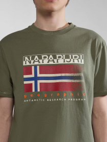 Футболка Napapijri S-Kreis модель NP0A4HQRGAE1 Футболка Napapijri S-Kreis модель NP0A4HQRGAE1 Фото