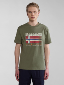 Футболка Napapijri S-Kreis модель NP0A4HQRGAE1 Футболка Napapijri S-Kreis модель NP0A4HQRGAE1 Фото