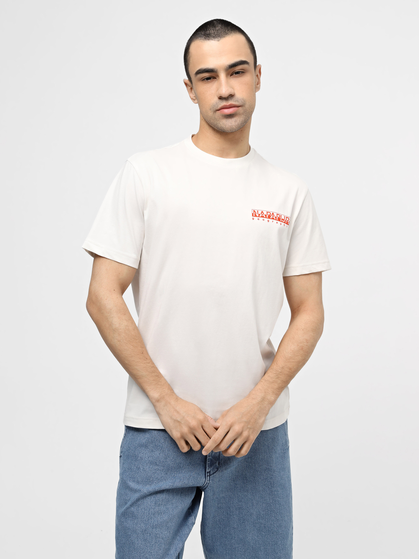 Футболка Napapijri S-Gouin модель NP0A4HTQMN11 Футболка Napapijri S-Gouin модель NP0A4HTQMN11 Фото