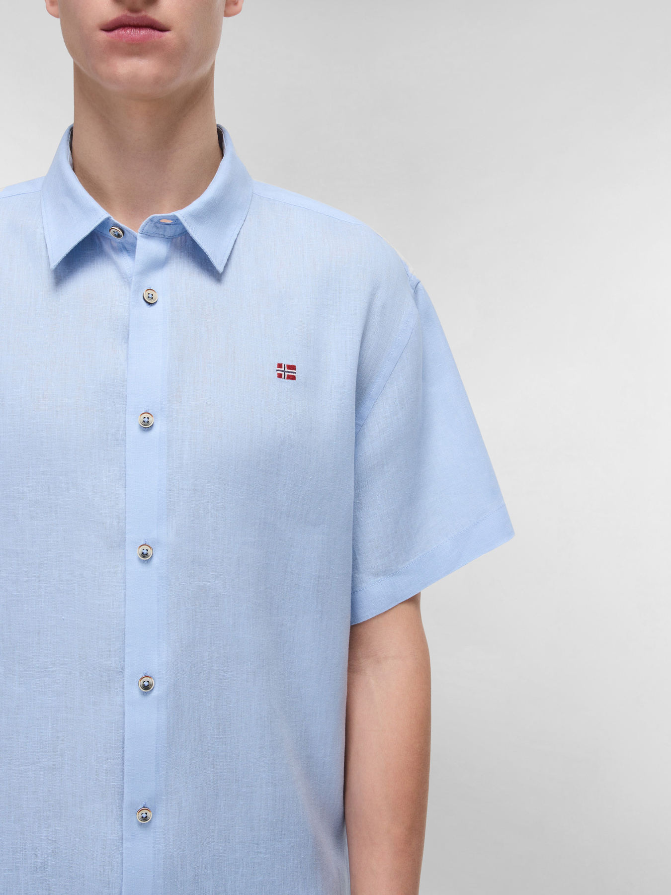 Рубашка Napapijri Linen модель NP0A4HT5I831 Фото