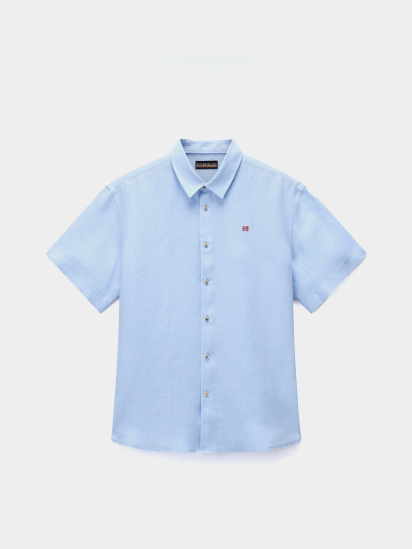 Рубашка Napapijri Linen модель NP0A4HT5I831 — фото 6 - INTERTOP