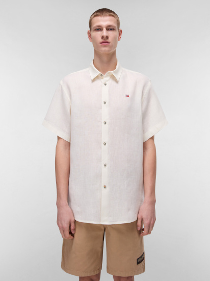 Сорочка Napapijri Linen модель NP0A4HT5N1A1 - фото