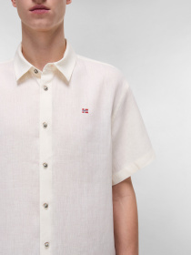 Рубашка повседневная Napapijri Linen модель NP0A4HT5N1A1 Фото