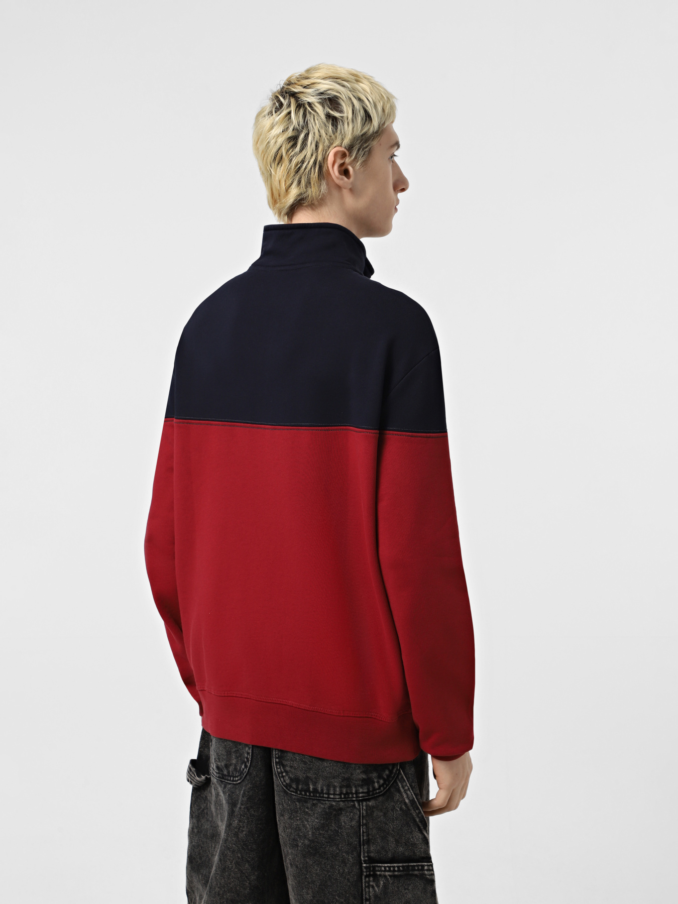 Свитшот Napapijri Saturnia 1/2 Zip модель NP0A4ICHR1E1 Фото