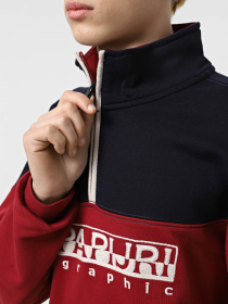 Свитшот Napapijri Saturnia 1/2 Zip модель NP0A4ICHR1E1 Фото