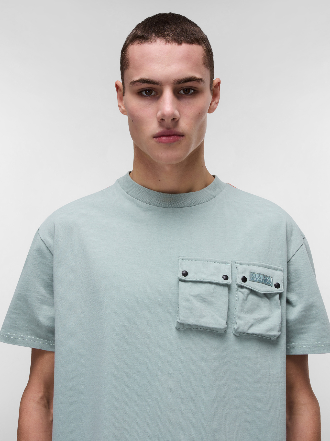 Футболка Napapijri Rivalto модель NP0A4IELG1X1 Футболка Napapijri Rivalto модель NP0A4IELG1X1 Фото