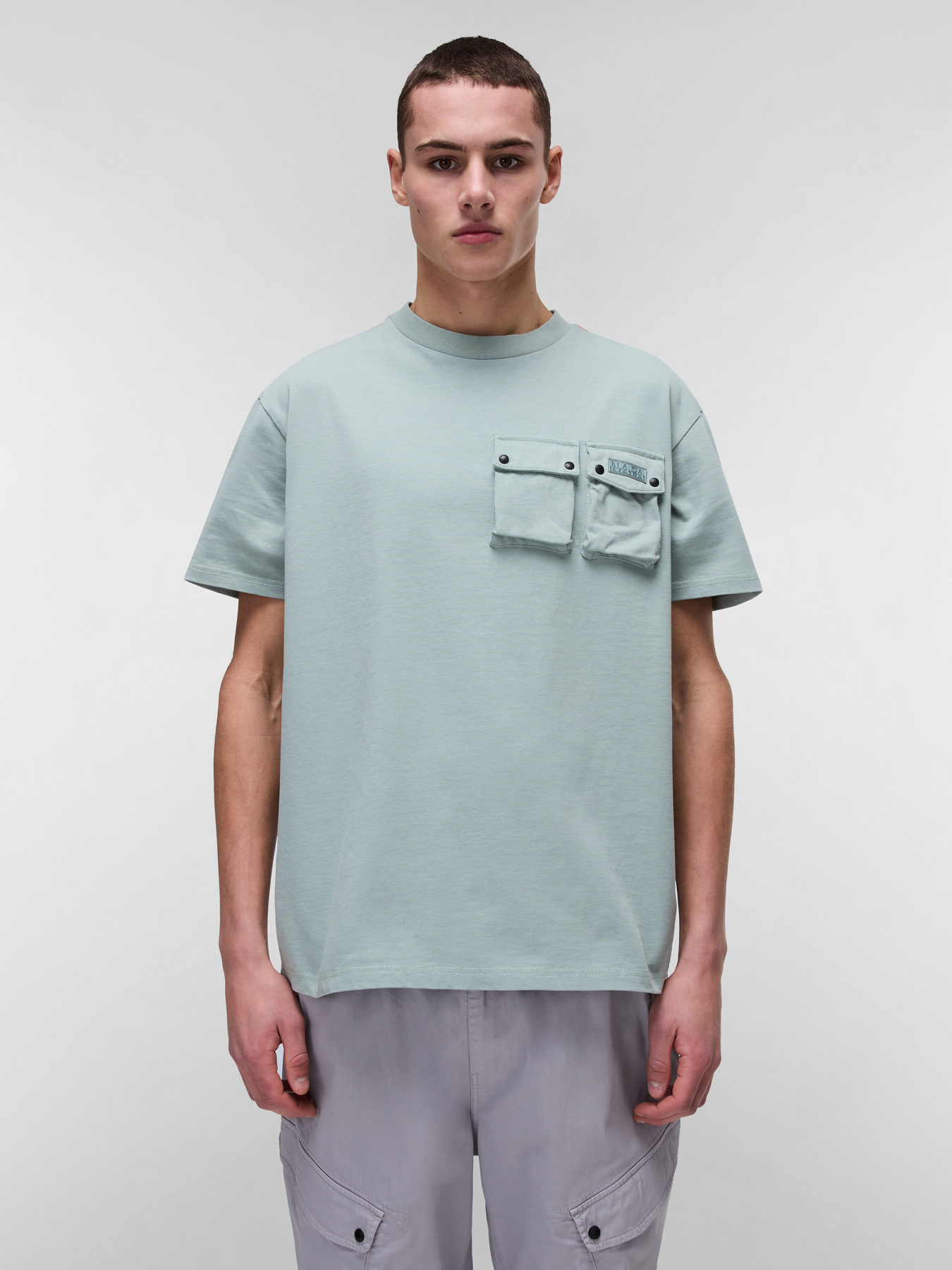 Футболка Napapijri Rivalto модель NP0A4IELG1X1 Футболка Napapijri Rivalto модель NP0A4IELG1X1 Фото