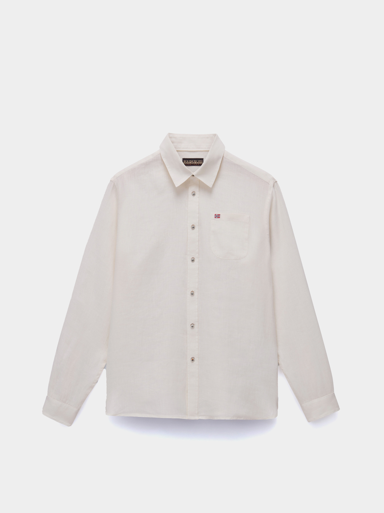Рубашка повседневная Napapijri Linen модель NP0A4HQ2N1A1 Рубашка повседневная Napapijri Linen модель NP0A4HQ2N1A1 Фото