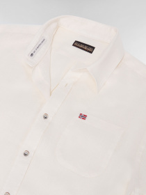 Рубашка повседневная Napapijri Linen модель NP0A4HQ2N1A1 Рубашка повседневная Napapijri Linen модель NP0A4HQ2N1A1 Фото